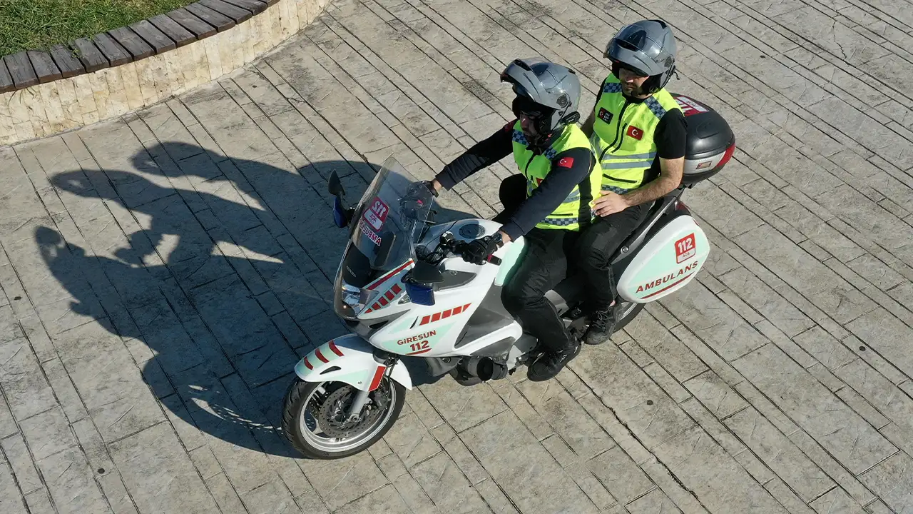 Giresun’un hız timleri: Motorize ambulanslar kriz anında ilk müdahalede