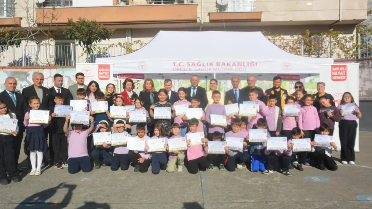 Ordu'da ‘Sağlıklı Çocuk, Sağlıklı Gelecek’ Projesi başladı