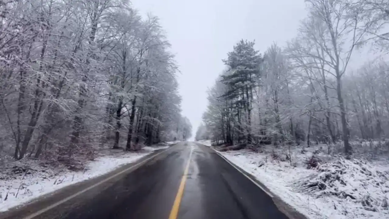 Ordu’nun yüksek kesimlerine mevsimin ilk karı yağdı