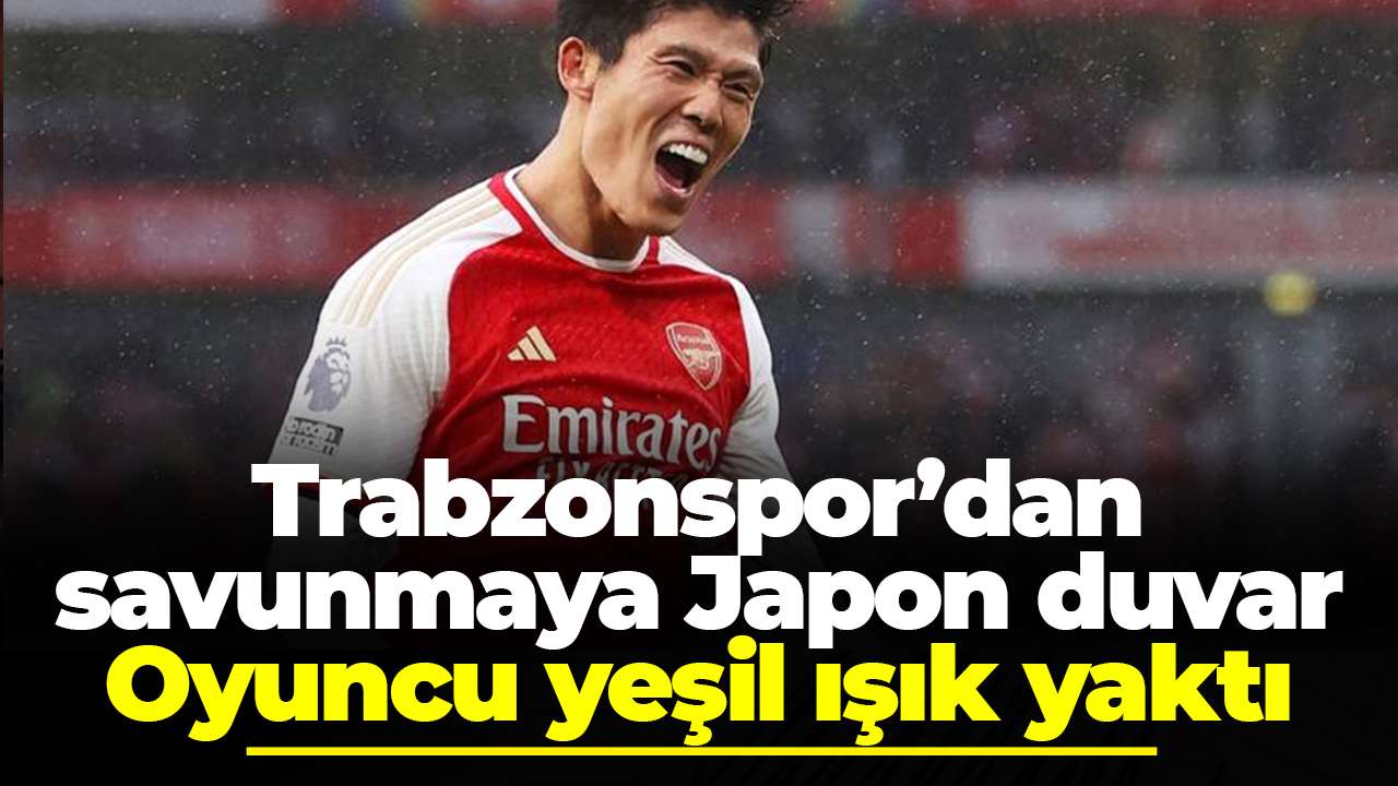 Trabzonspor’dan savunmaya Japon duvar: Oyuncu yeşil ışık yaktı