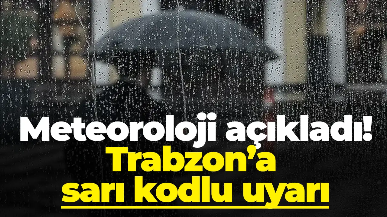 Trabzon’a sarı kodlu uyarı: Kar, yağmur ve tipi etkili olacak