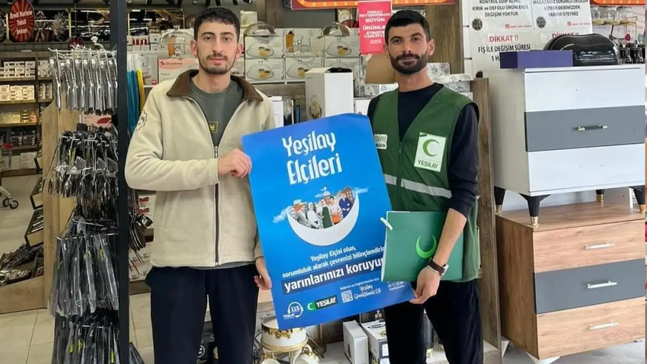 Bayburt’ta esnafa “Yeşilay elçisi olun” çağrısı yapıldı