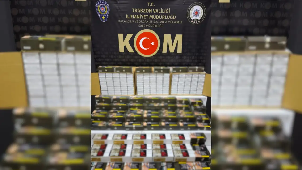 Trabzon emniyet ekiplerinden kaçakçılara ağır darbe