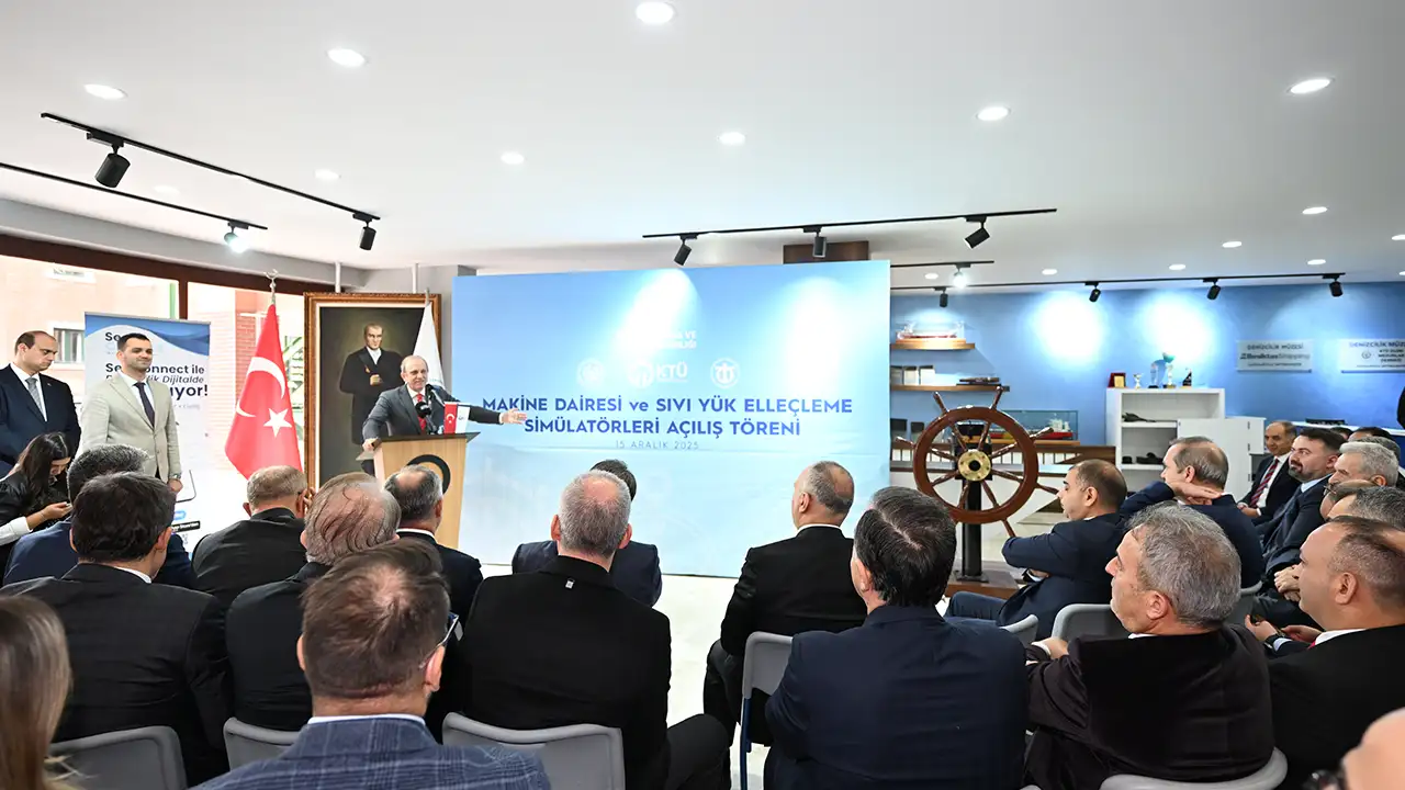 KTÜ’de Gemi Makine ve Sıvı Yük Simülatörleri hizmete açıldı