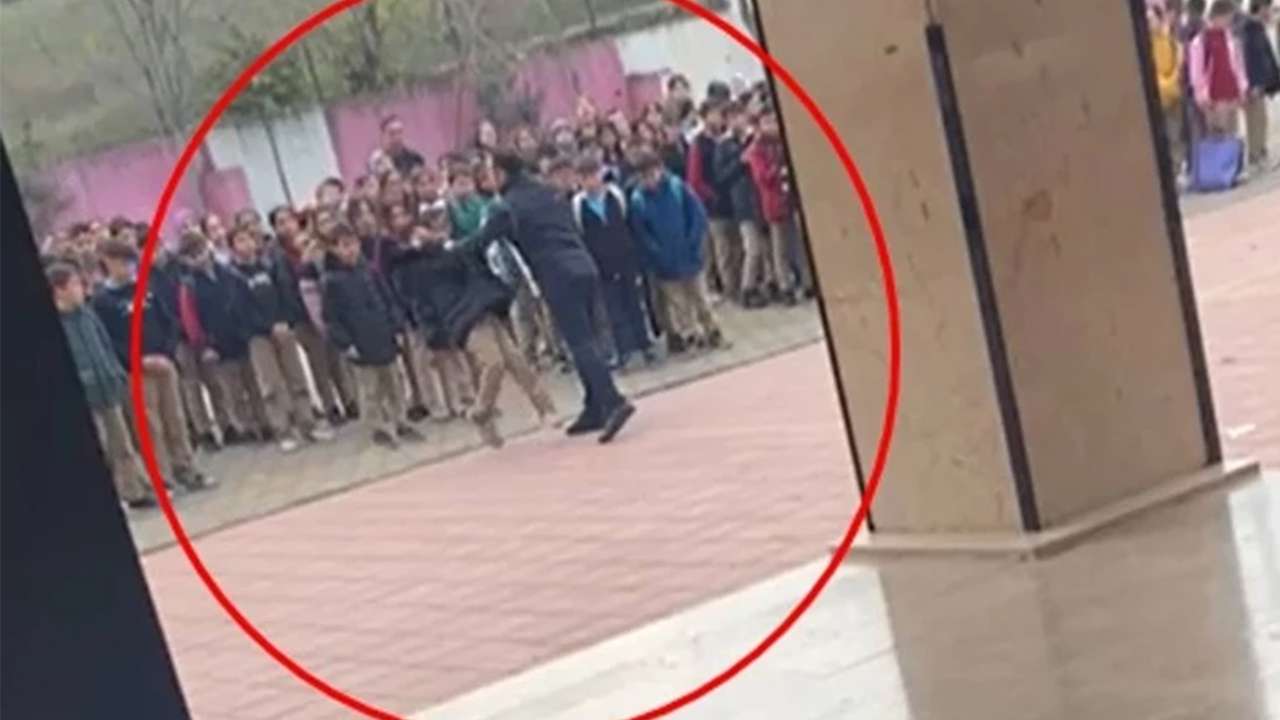 Okul müdüründen şok şiddet: 11 yaşındaki öğrenciyi yere savurdu