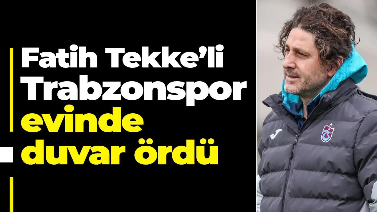 Trabzonspor evinde geçit vermiyor: Hedef kupada da namağlup seri
