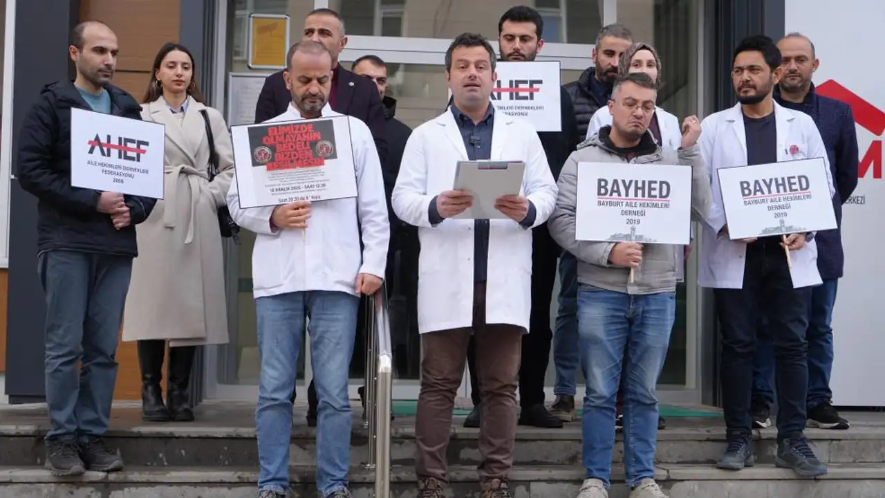 Bayburt’ta aile hekimlerinden tepki: “Bırakın hekimlik yapalım”