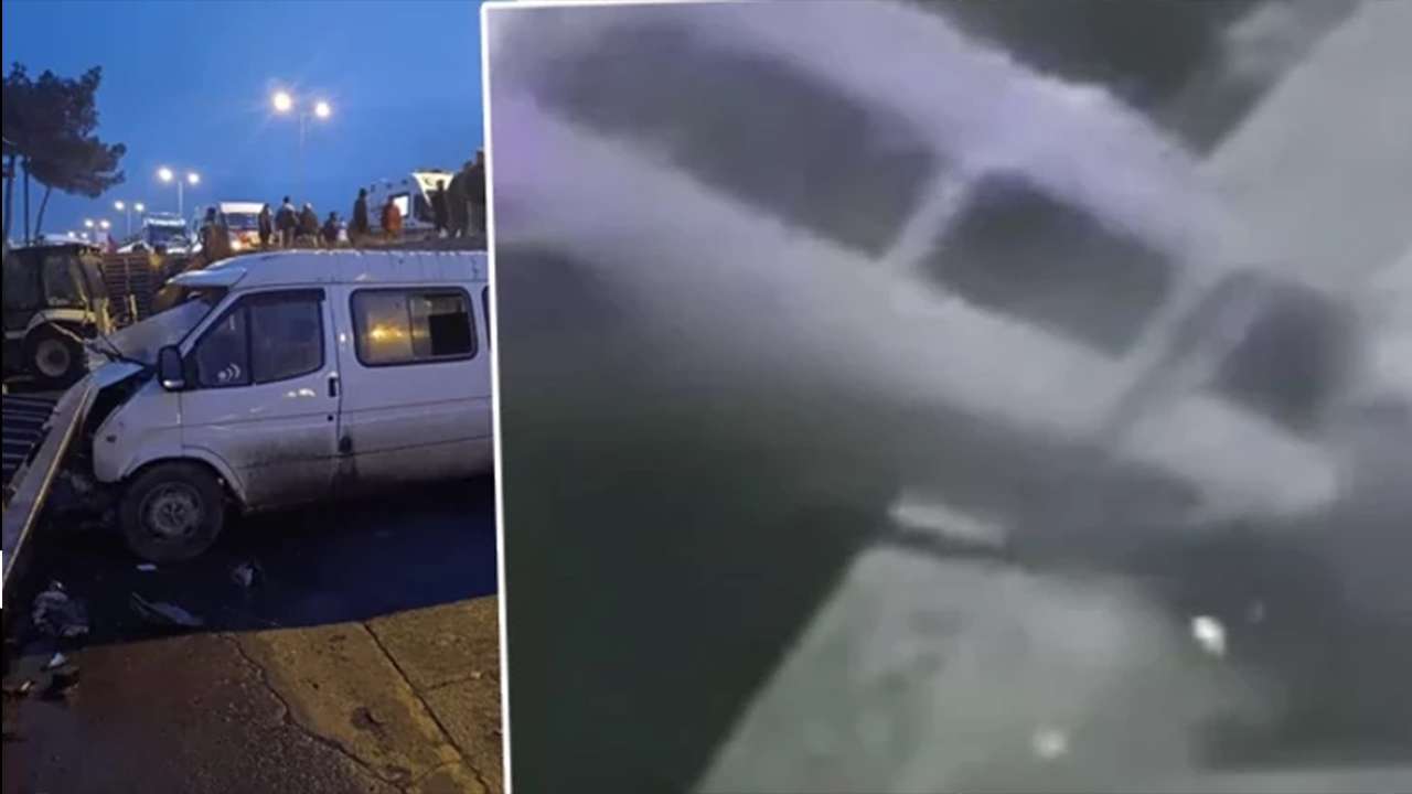 İşçileri taşıyan servis kazaya karıştı: 1 ölü, çok sayıda yaralı var