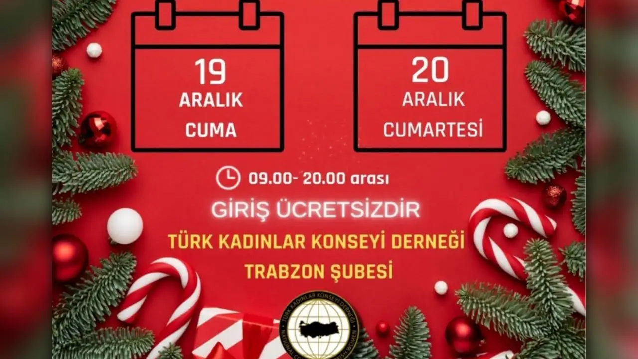 Yeni yıla anlam katan kermes: Trabzon'da kadınlardan eğitime destek