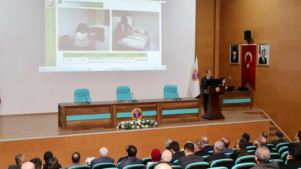 Bolaman Nehri Havzası Rehabilitasyon Projesi Ordu’da masaya yatırıldı