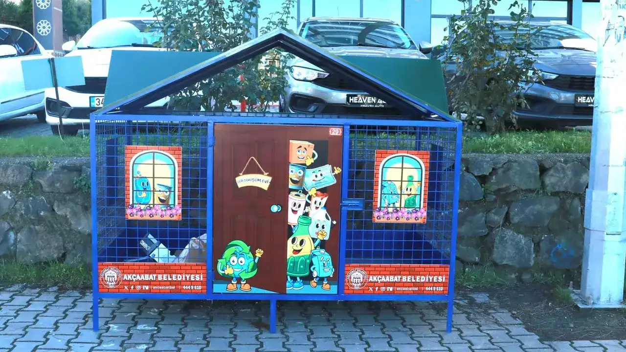 Akçaabat’ta mahallelere geri dönüşüm evleri kuruluyor