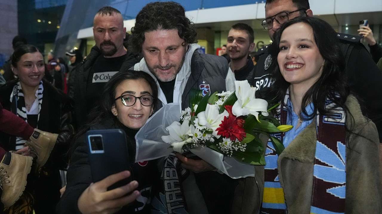Trabzonspor moral depoladı: Ankara’da coşkulu karşılama