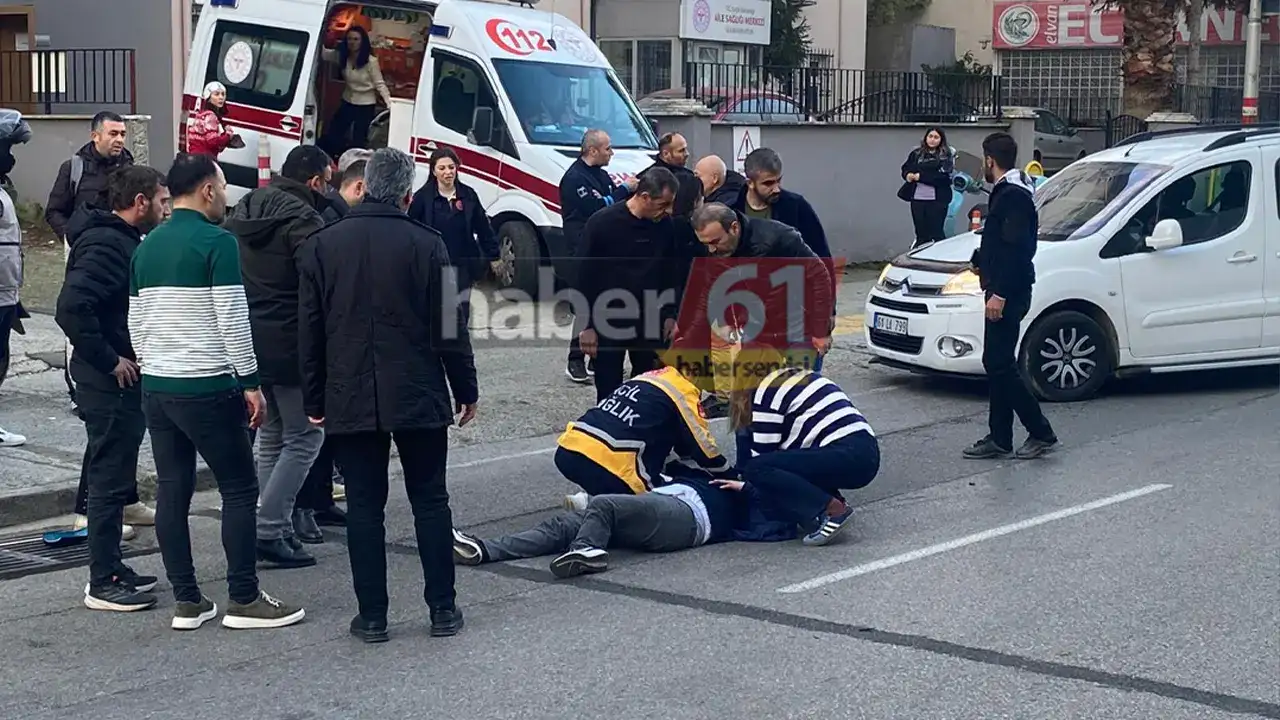 Trabzon'da sabah saatlerine korkutan kaza: Otomobil çocuğa çarptı