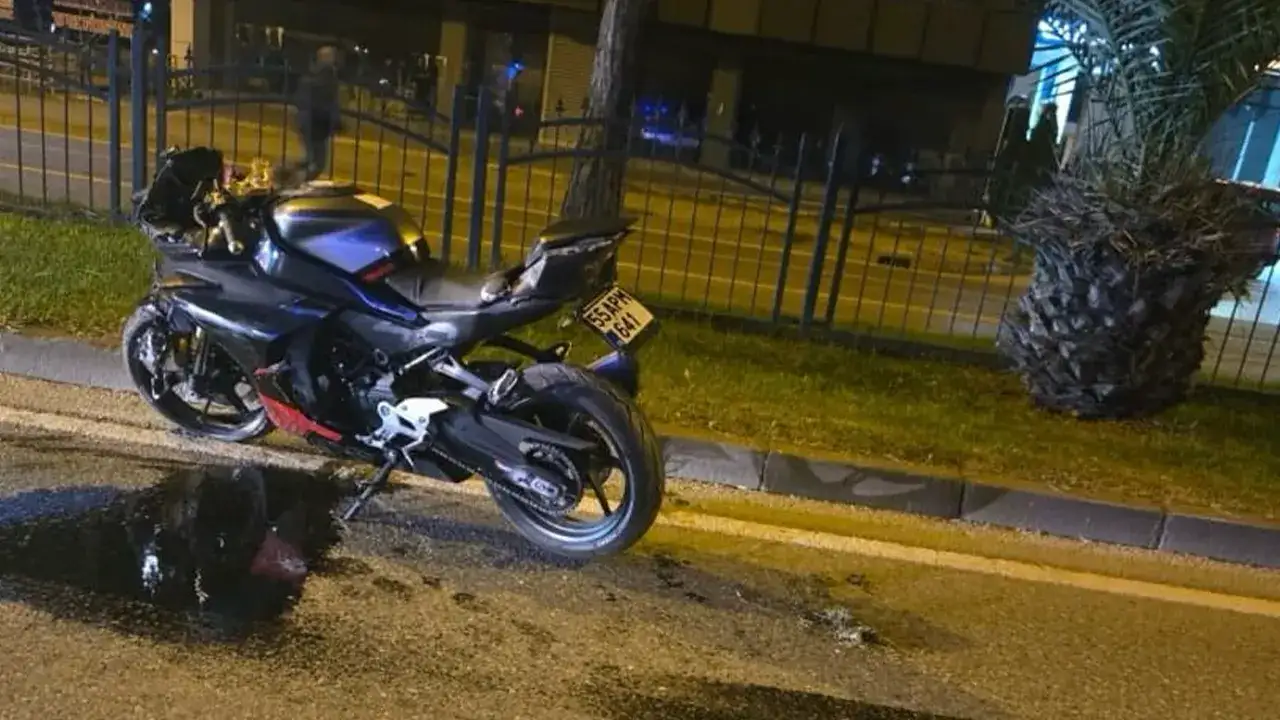 Samsun'da otomobil ile çarpışan motosiklet sürücüsü hayatını kaybetti