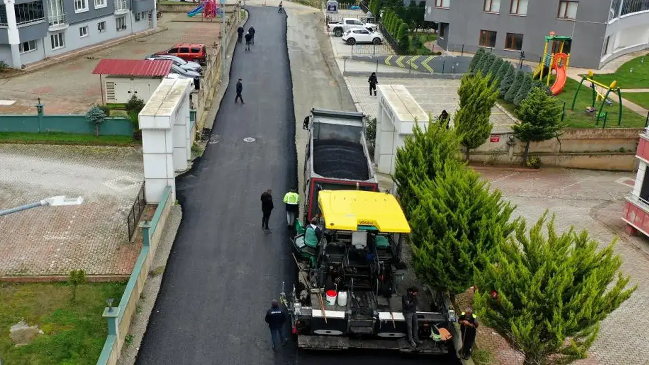 Ordu'da ulaşım konforu artıyor: Sıcak asfalt seferberliği