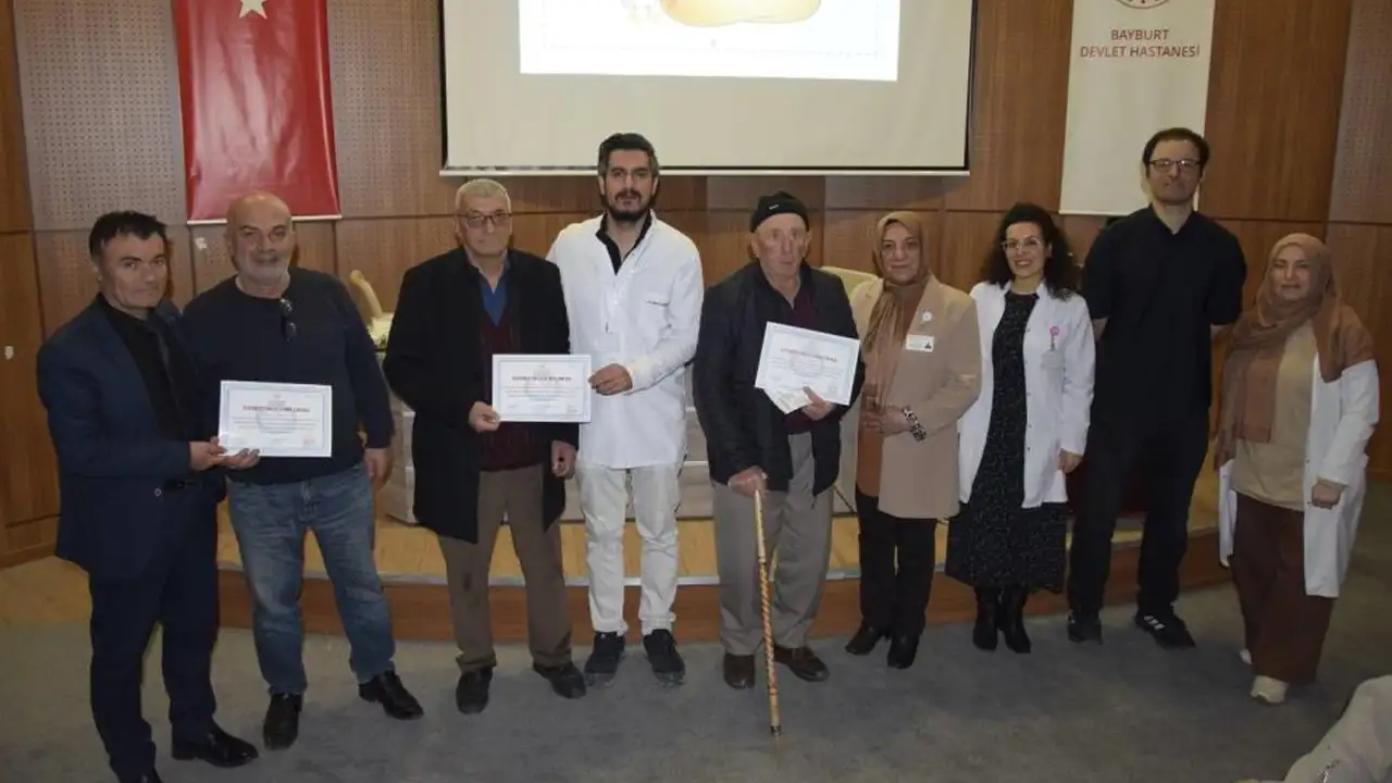 Bayburt’ta diyabet okuluna yoğun ilgi: Eğitimler tamamlandı