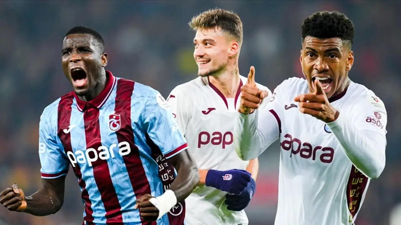Trabzonspor'un üç futbolcusu 13 takımı geride bıraktı