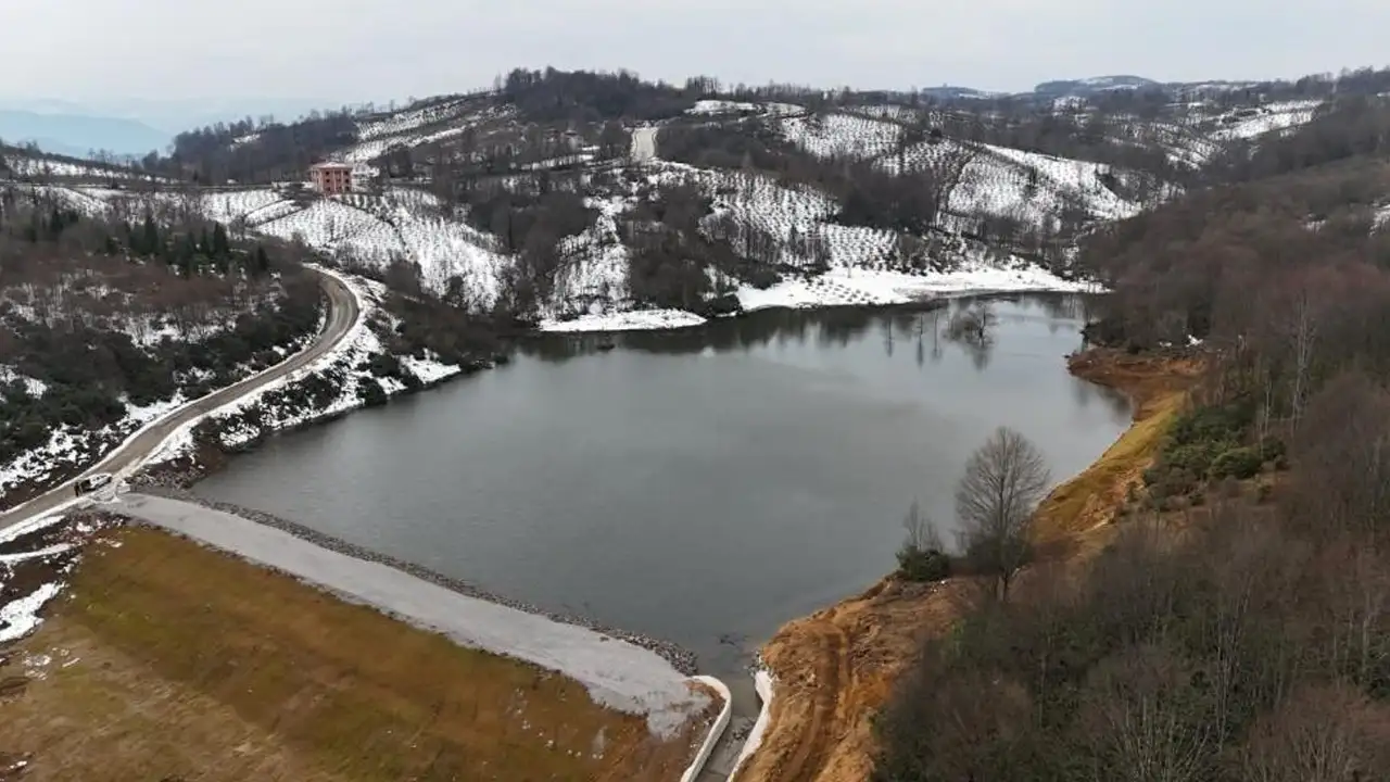 Ordu’da su yatırımı meyvesini verdi: Akören Göleti 180 bin metreküp kapasiteye ulaştı