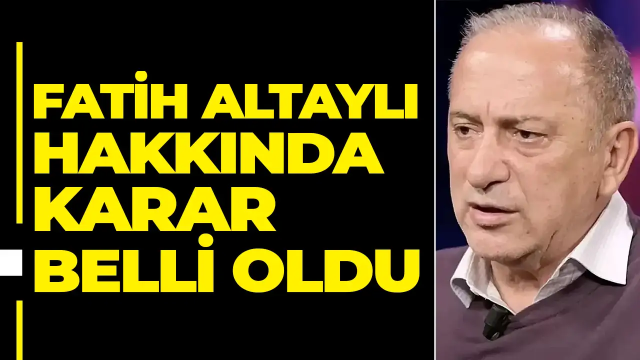 Fatih Altaylı hakkında tahliye kararı verildi