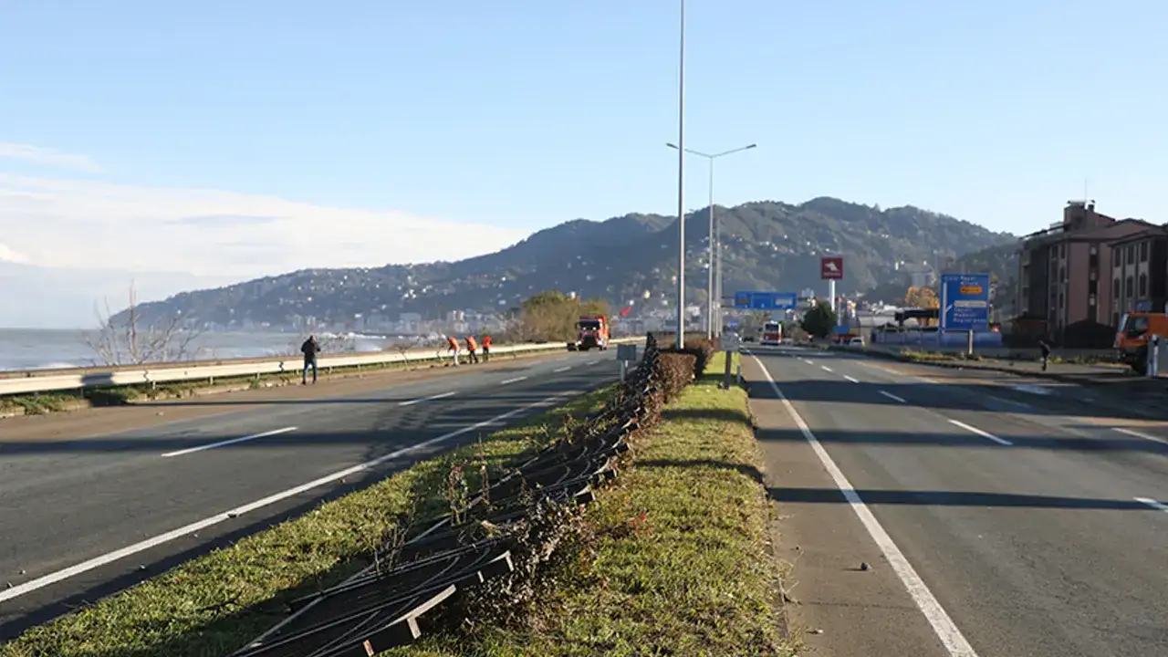 Trabzon'da yolu kullanacaklar dikkat: Trafik akışı kontrollü olarak  sağlanıyor
