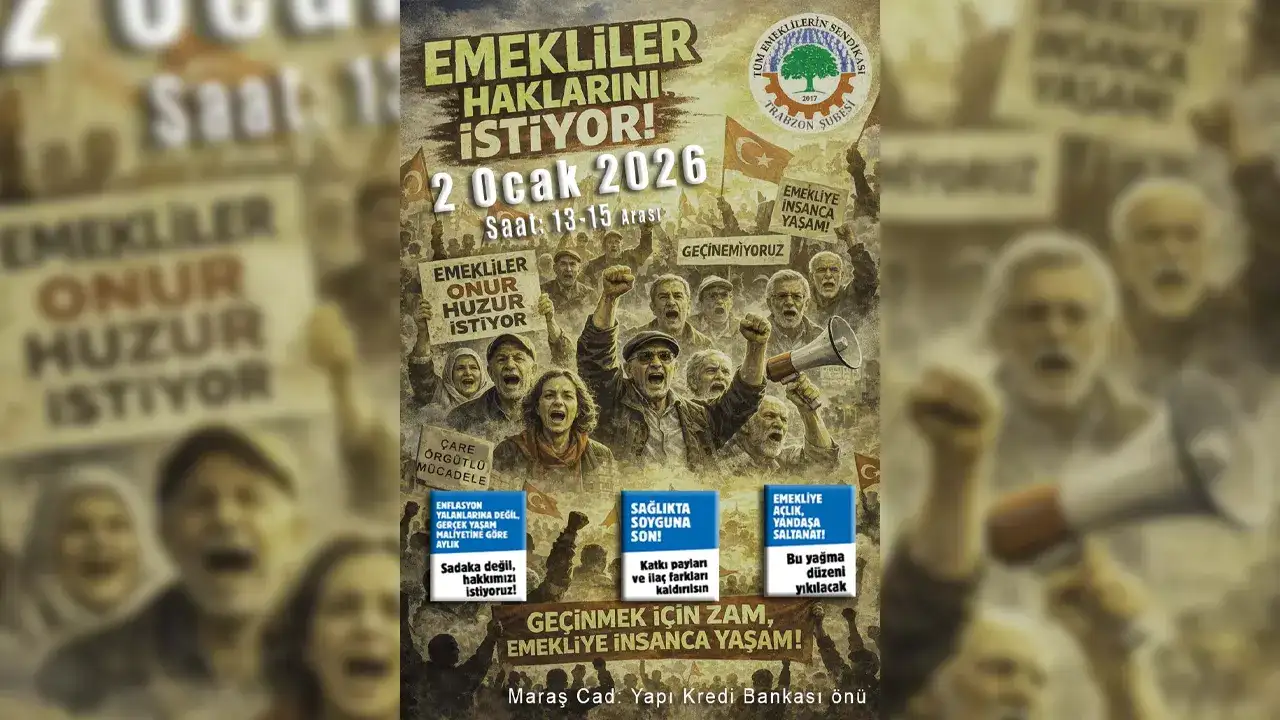 Trabzon'da emeklilerin sefaletle mücadelesi: "Bu yağma düzen yıkılacak"