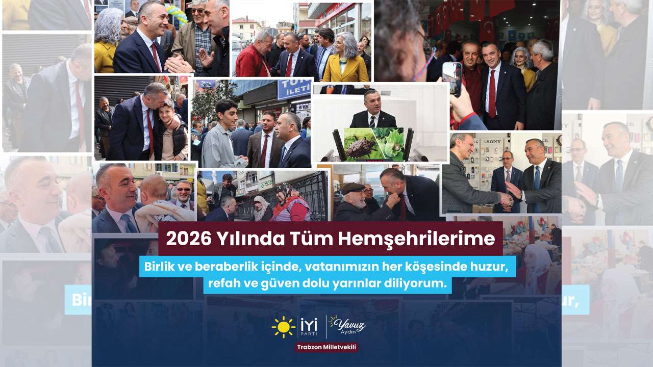 Yavuz Aydın yılbaşı ilanı