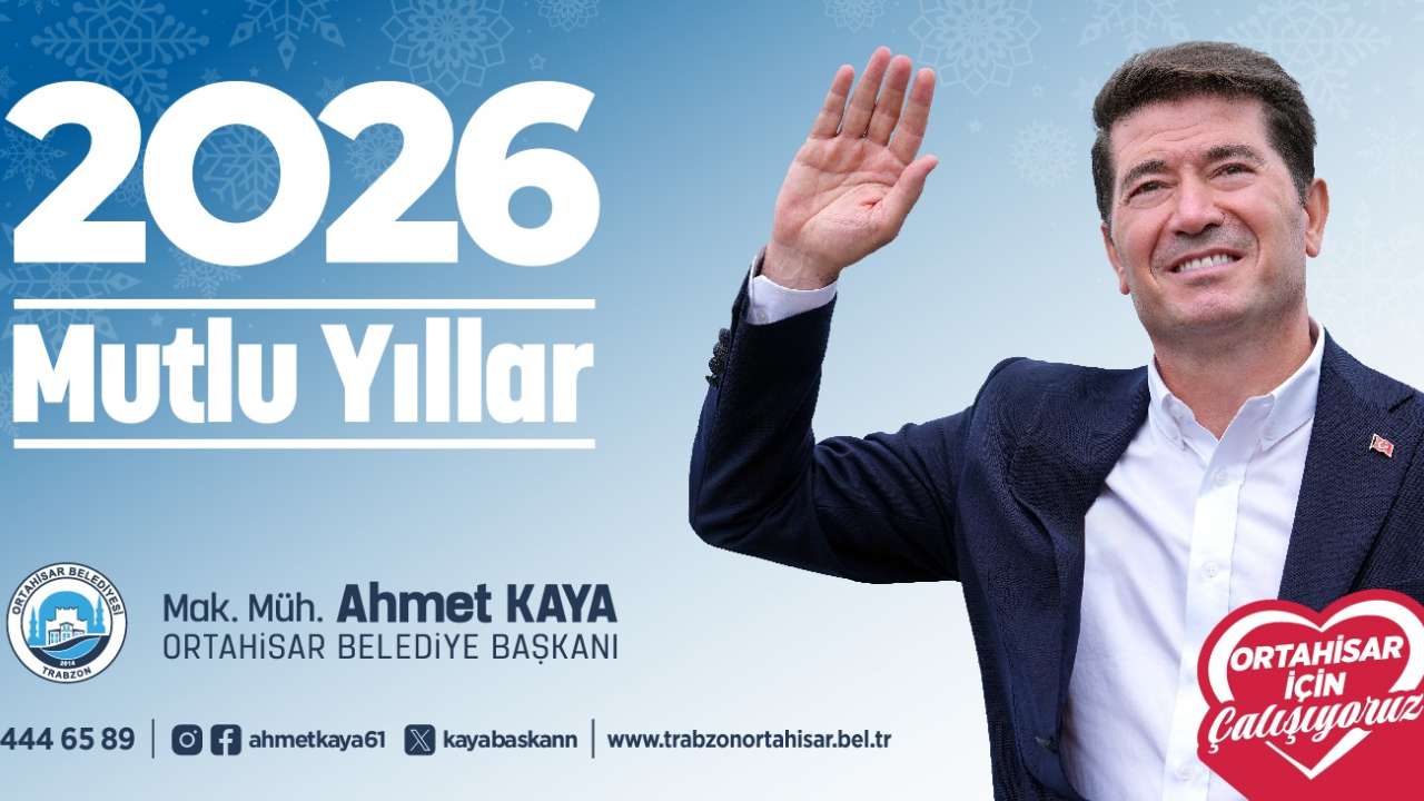 Ortahisar Belediyesi Yılbaşı kutlama mesajı 2026