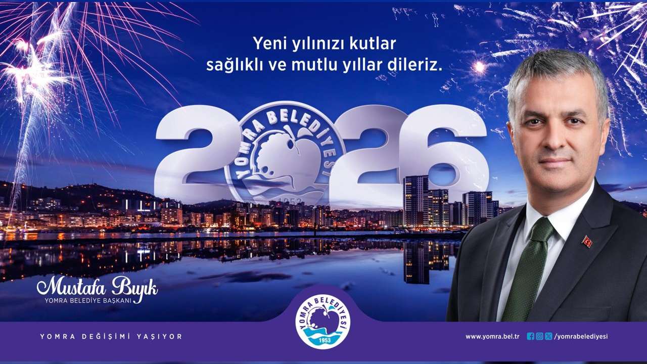 Yomra Belediyesi Yılbaşı kutlama 2026