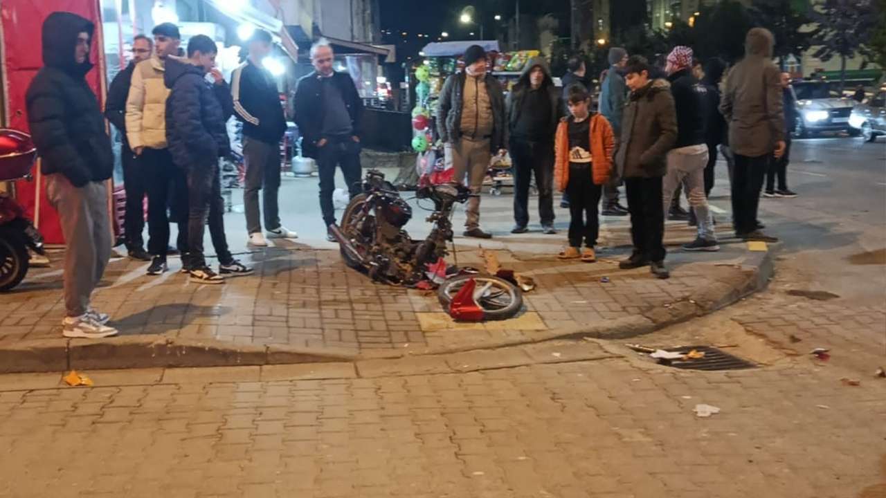 Trabzon'da motosiklet kazası: Sürücü yaralandı, arkadaşı kaçtı