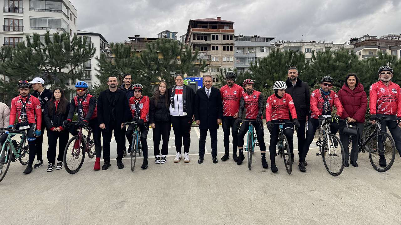 Sarıkamış şehitleri için yola çıkan ekip Trabzon’da: Yomra’da karşılandılar