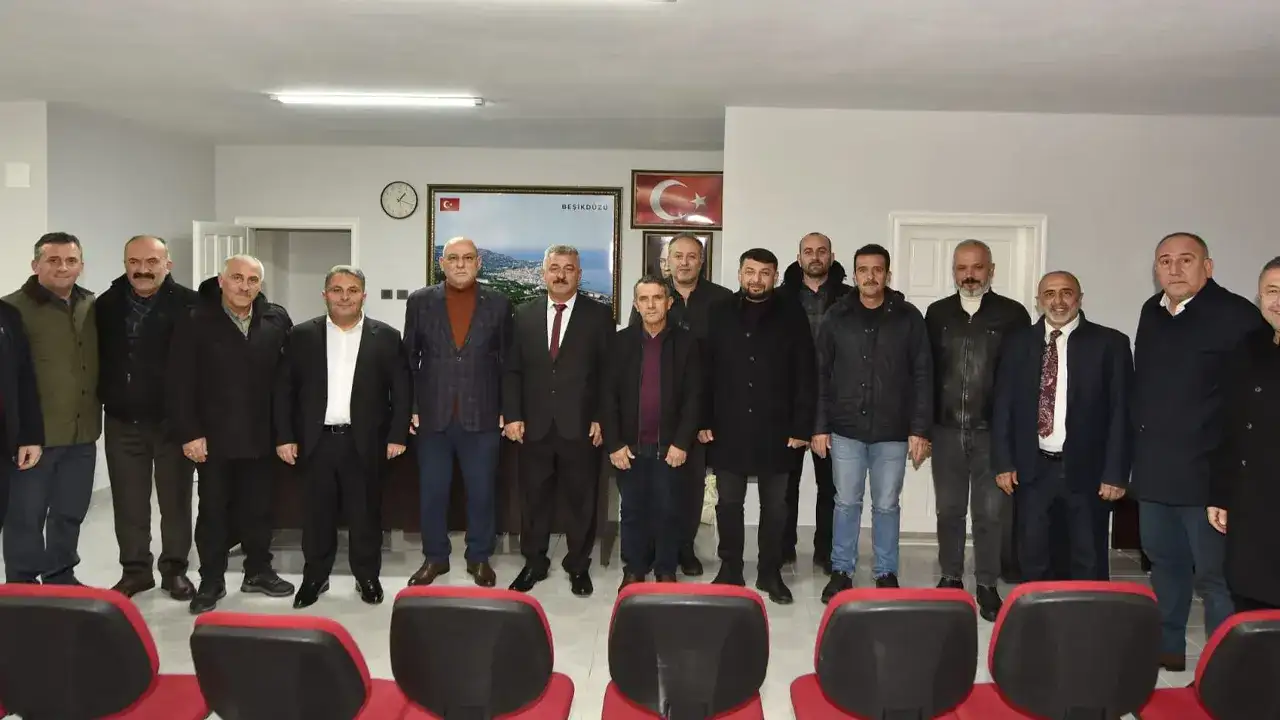 TESOB Başkanı Metin Kara’dan Beşikdüzü Şoförler Odası’na hayırlı olsun ziyareti