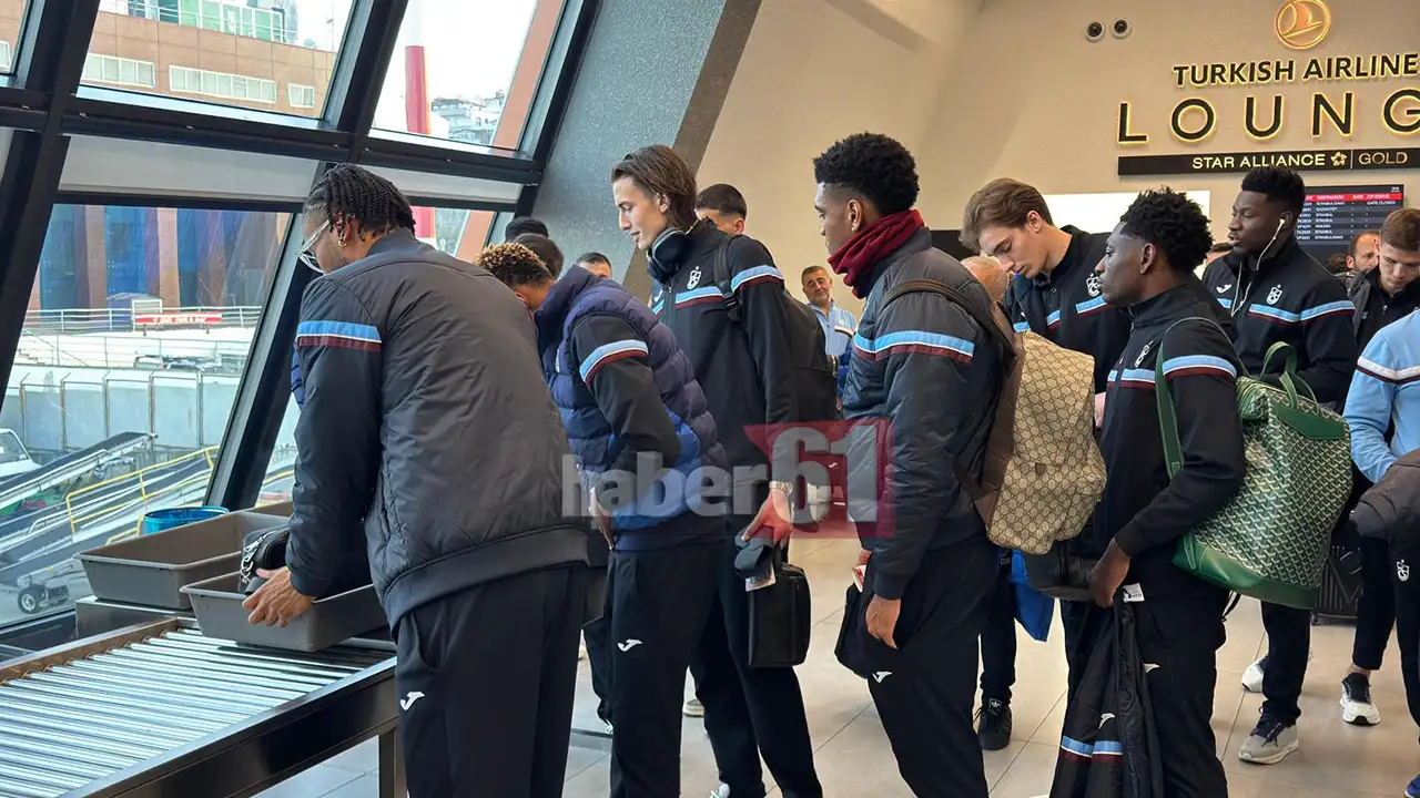 Trabzonspor kafilesi Gaziantep'e hareket etti