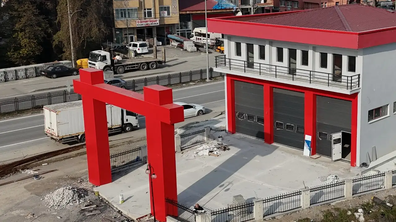 Trabzon'un o ilçelerinde itfaiye binaları tamamlandı