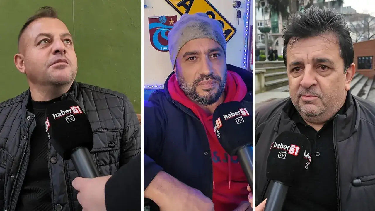 Trabzon'da vatandaşlar Galatasaray maçını değerlendirdi