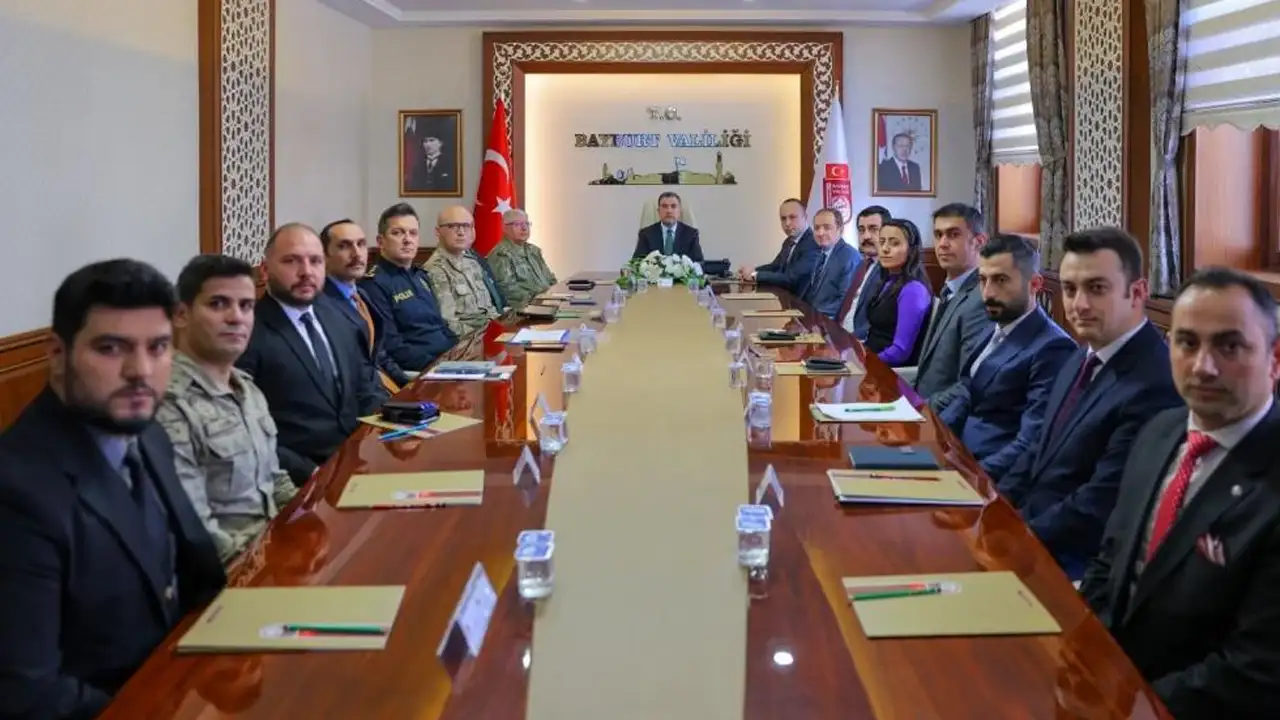 Bayburt’ta güvenlik ve asayiş masaya yatırıldı