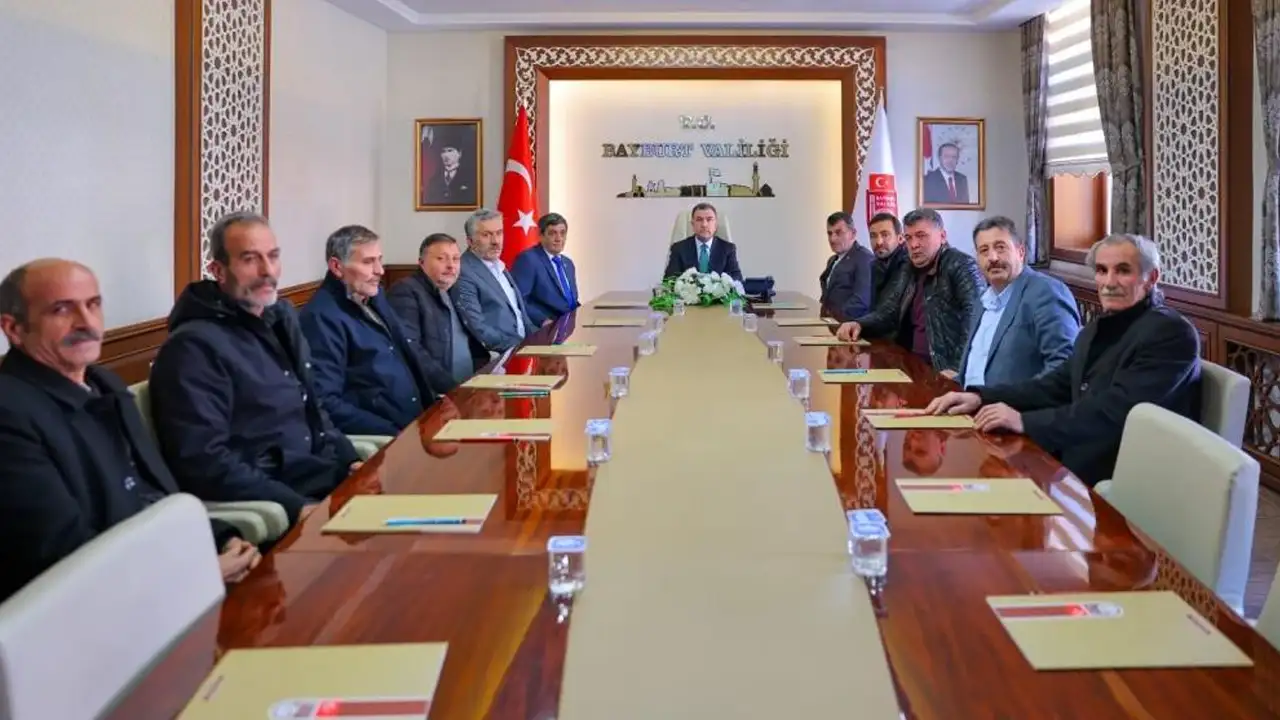 Bayburt’ta tarımsal sulama masaya yatırıldı