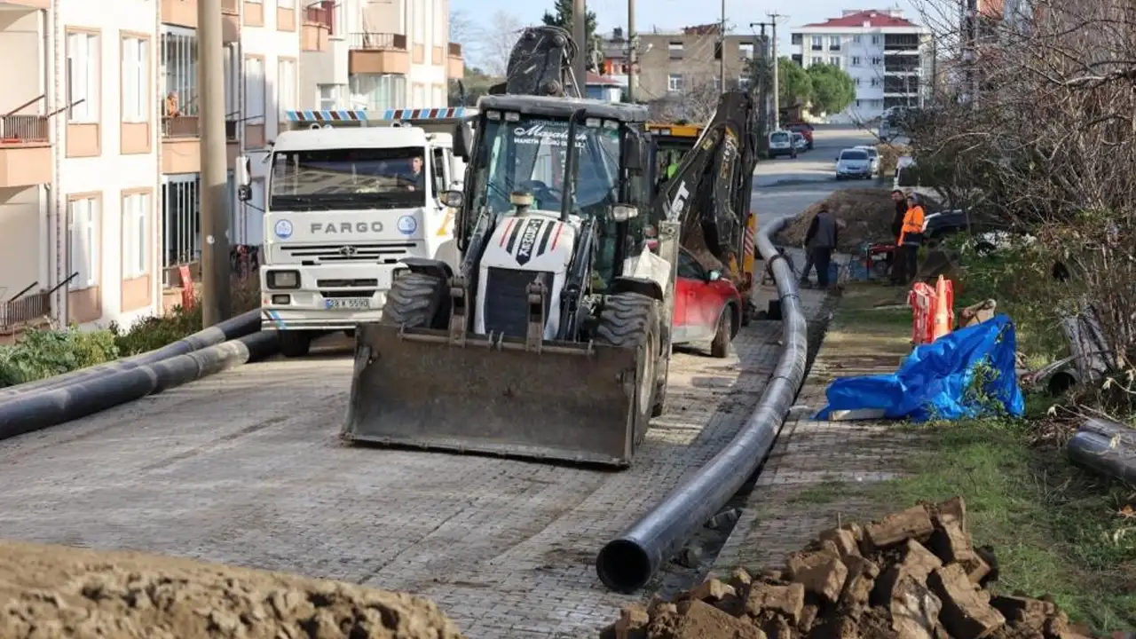 Ordu'da  içme suyu terfi hatları yenileniyor