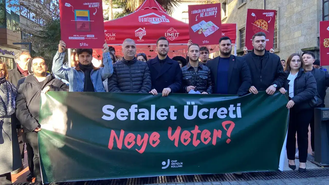 Trabzon’da KYK bursu tepkisi: “Sadaka değil, öğrencinin yaşam hakkıdır”