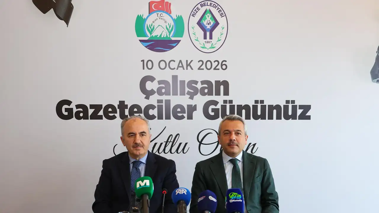 Rize’de basın buluşması: Vali Baydaş’tan güvenilir habercilik vurgusu