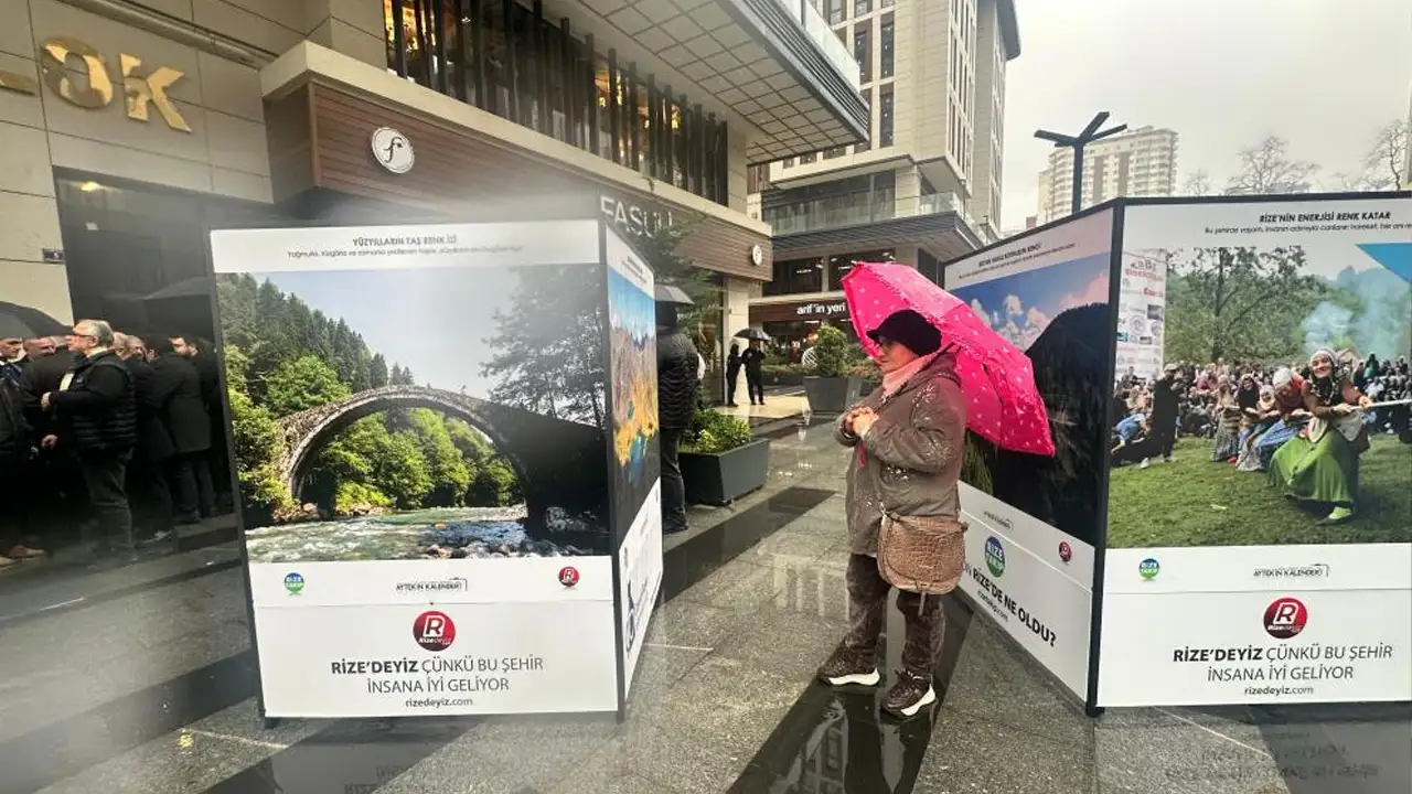 Rize’nin renkleri fotoğraf sergisi basın günü’nde açıldı