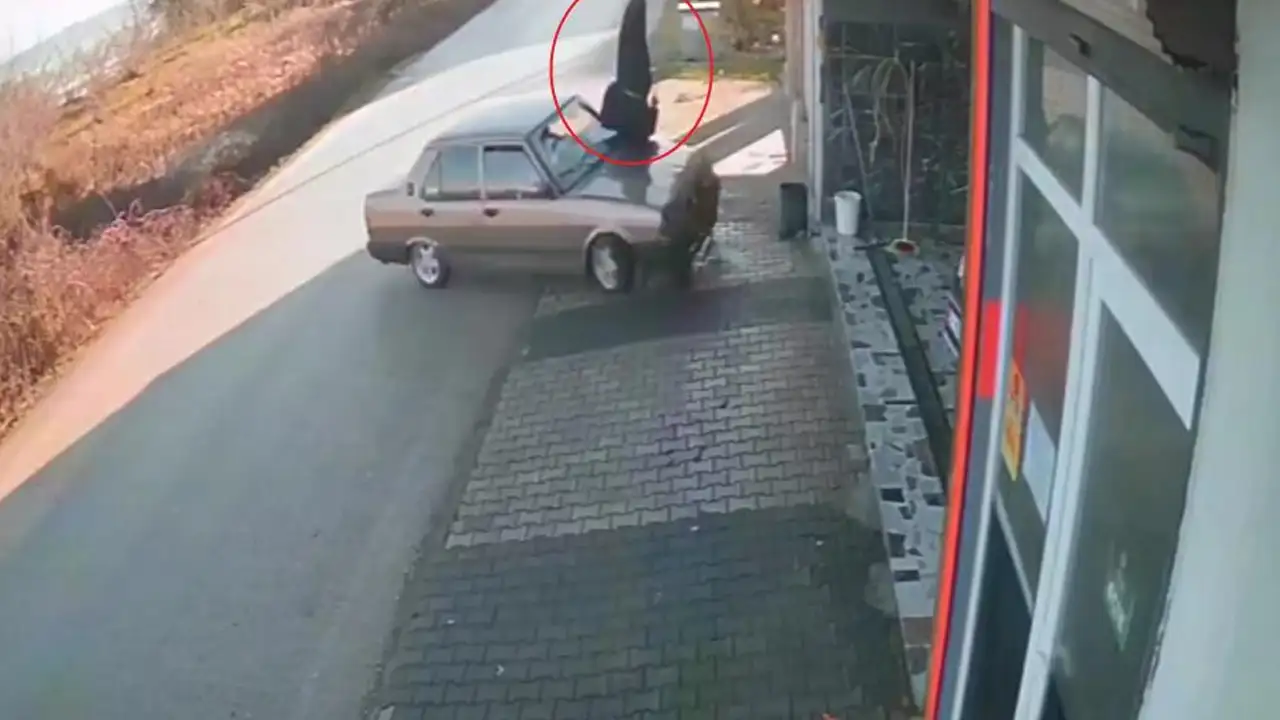 Ordu'da buzlanma kazası: Yaşlı adam metrelerce savruldu