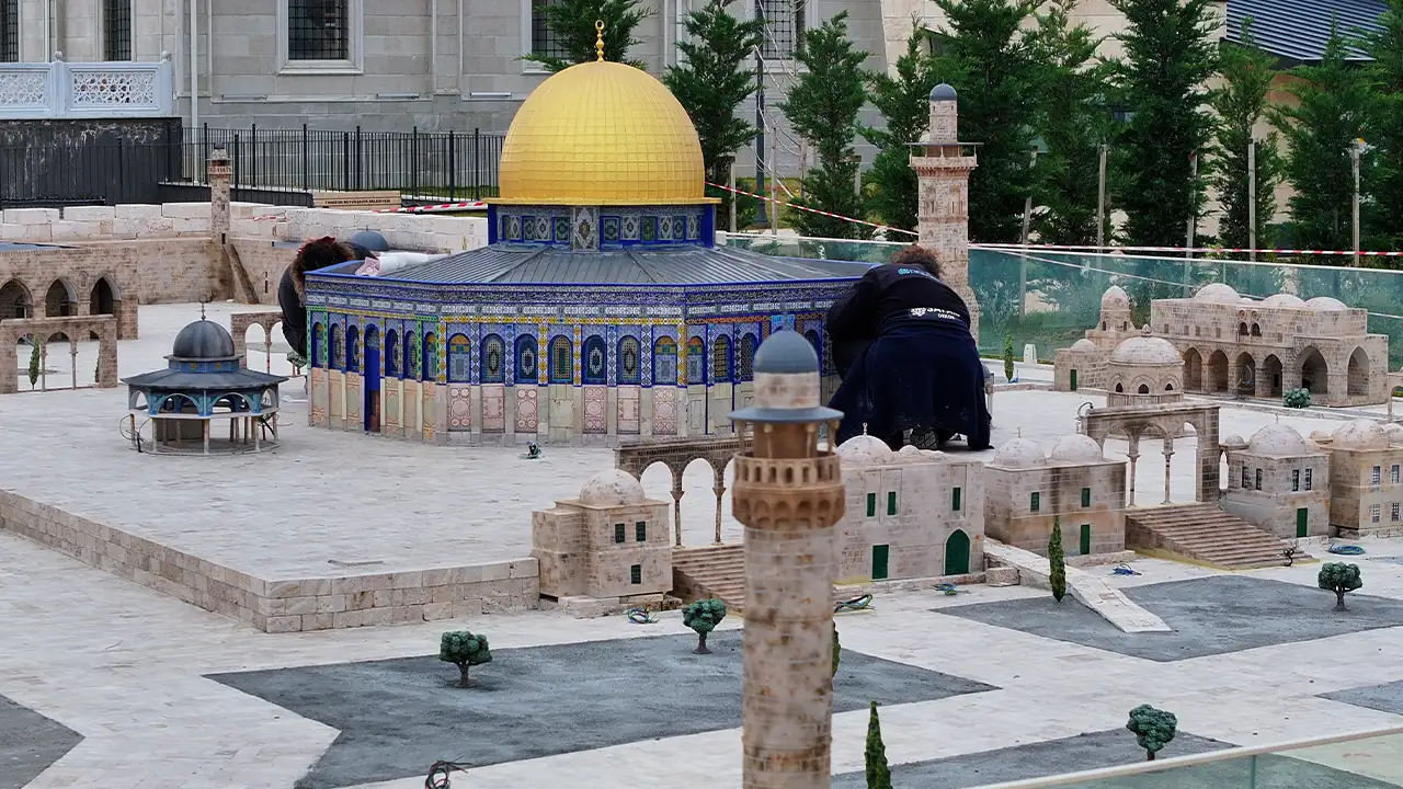 Trabzon’da Mescid-i Aksa minyatürü yapılıyor: İki ay içinde sergilenecek