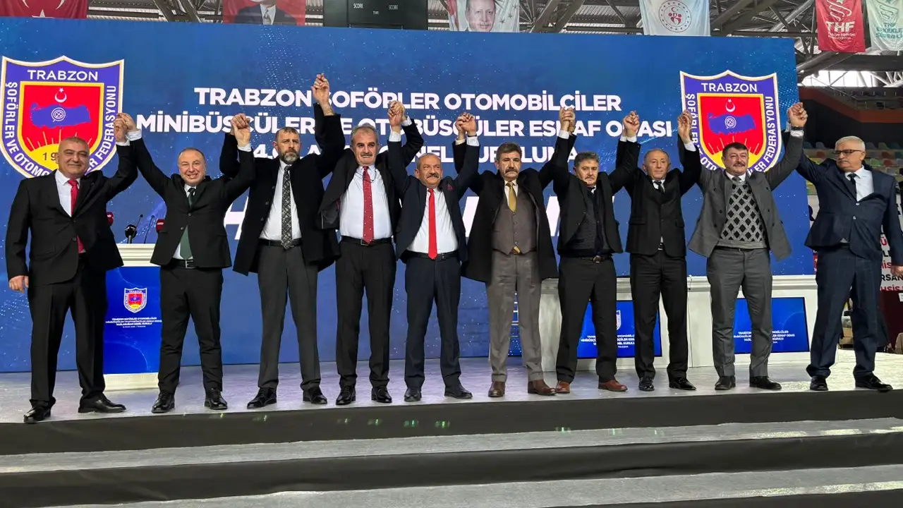 Trabzon şoförler odasında seçim heyecanı: Yeni başkan belirleniyor