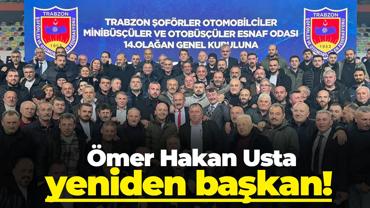 Şoförler odası seçimi sona erdi: Ömer Hakan Usta yeniden başkan