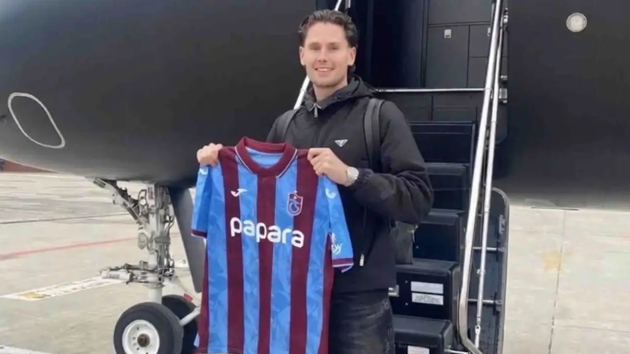 Trabzonspor'un yeni transferi Mathias Lovik yola çıktı: İşte ilk görüntüsü