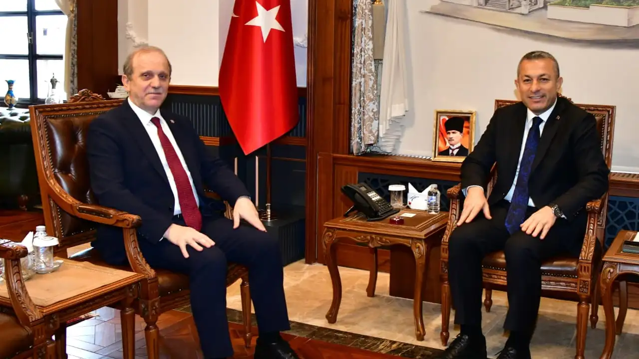 KTÜ Rektörü Prof. Dr. Çuvalcı’dan Vali Tahir Şahin’e hayırlı olsun ziyareti