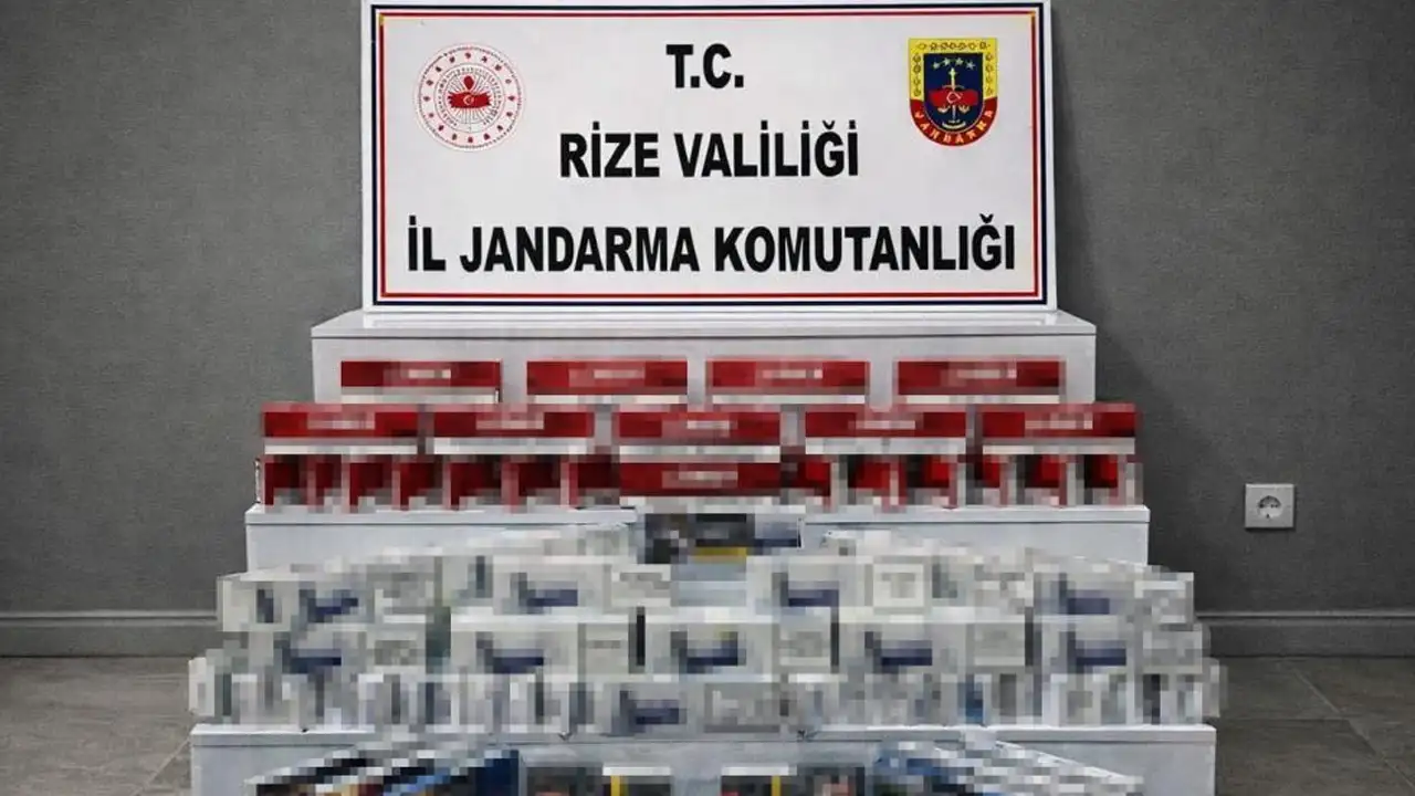 Rize Pazar’da kaçak sigara operasyonu: Bin 230 paket ele geçirildi