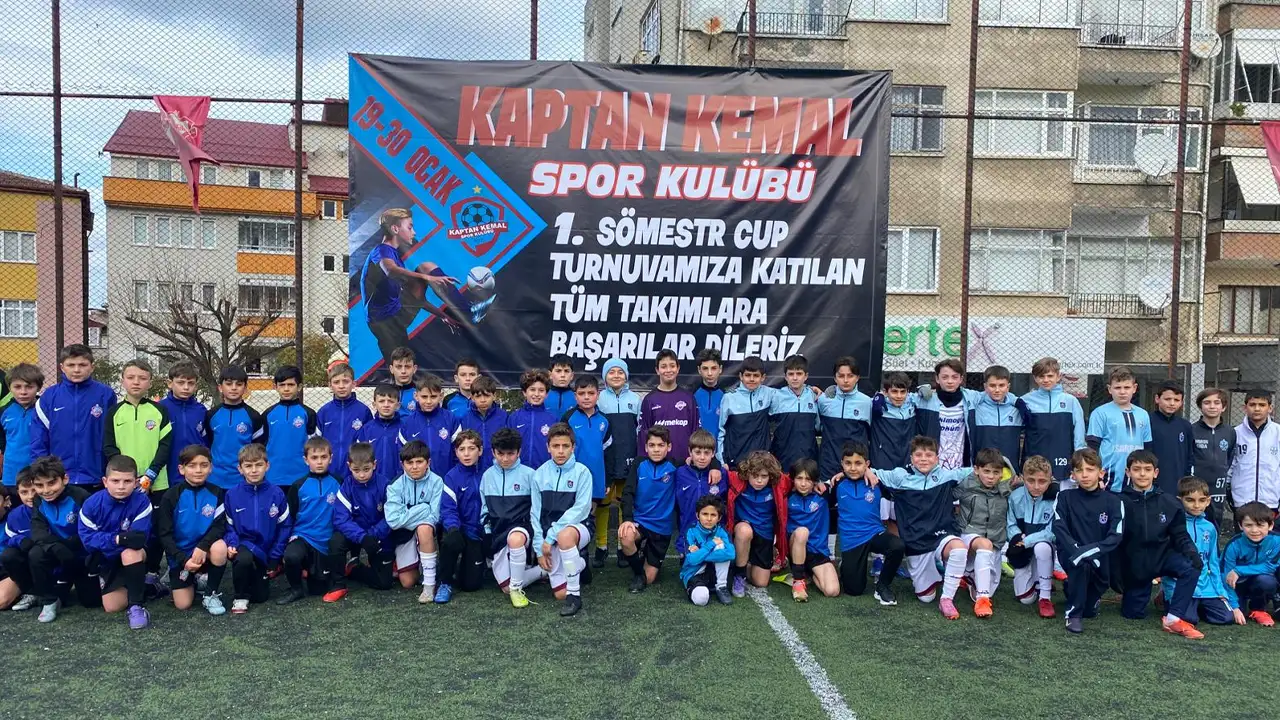 Trabzon’da Kaptan Kemal Spor Kulübü 1. Sömestr Cup’ı başlattı