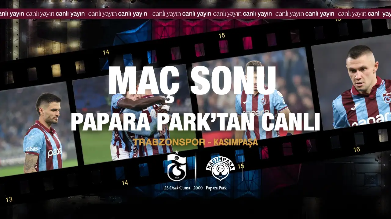 Trabzonspor - Kasımpaşa maçı Papara Park Önü - Canlı yayın