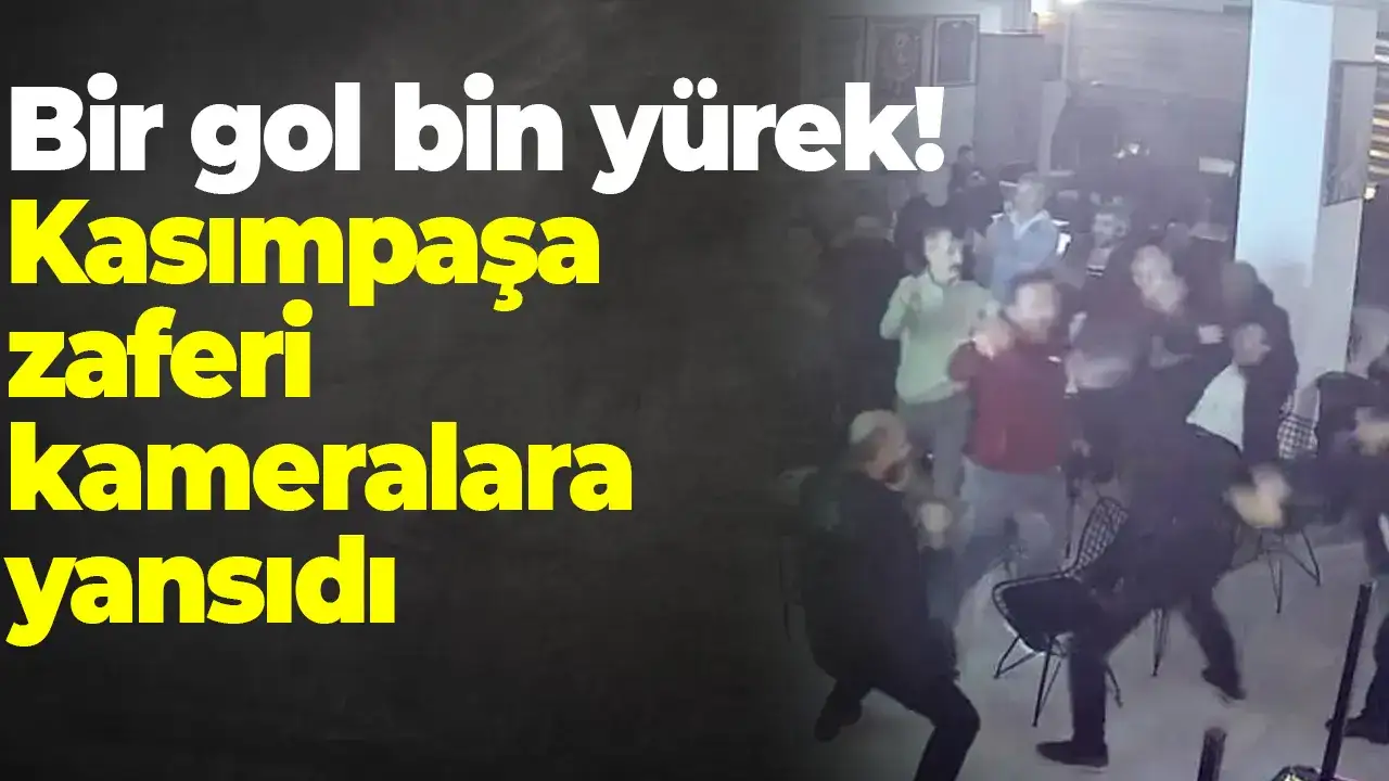 Bir gol, bin yürek: Kasımpaşa zaferi kameralara yansıdı